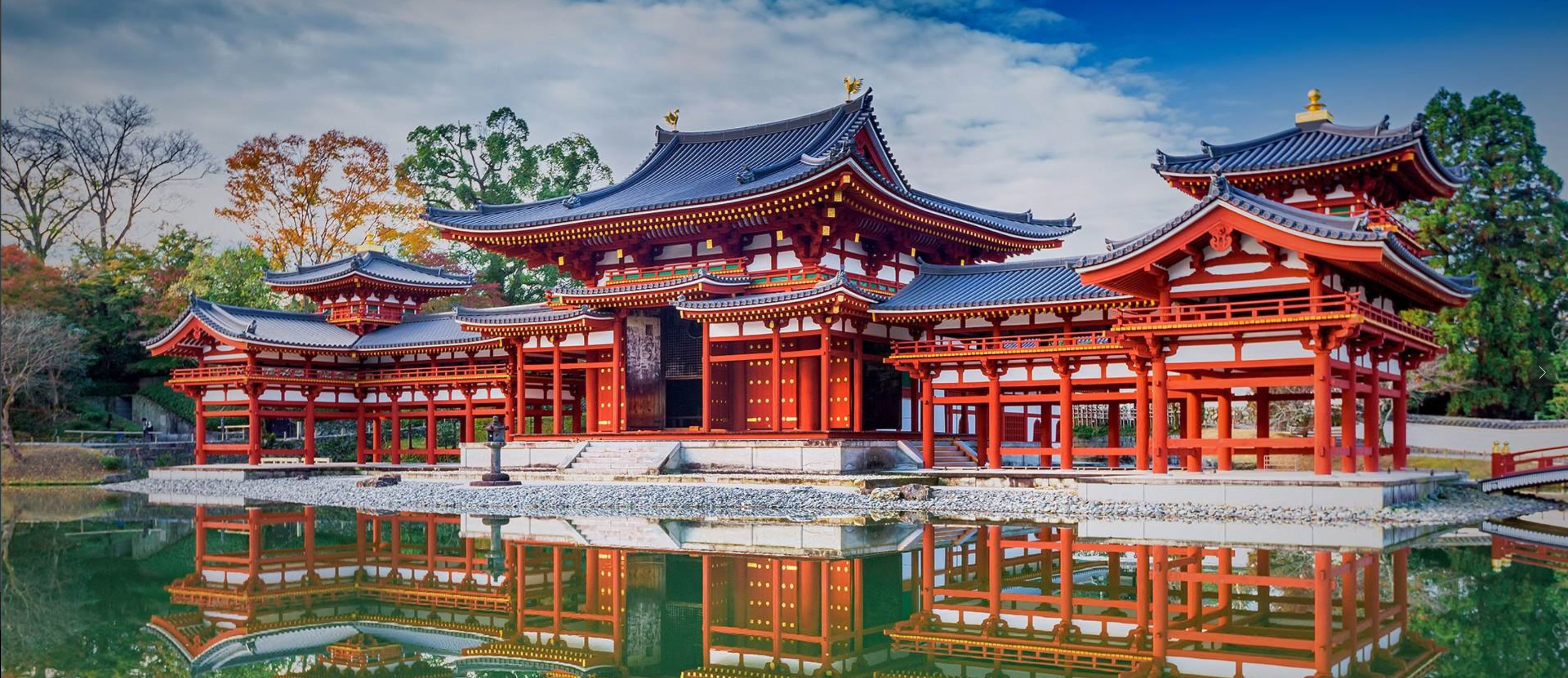Byodo-in Temple reflected in water