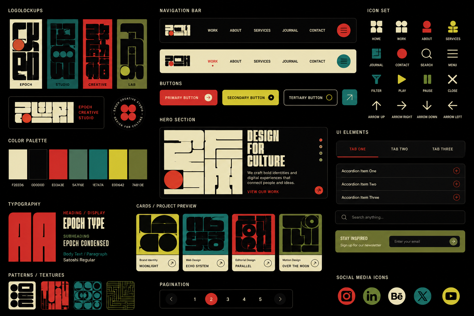 Epoch creative UI system preview